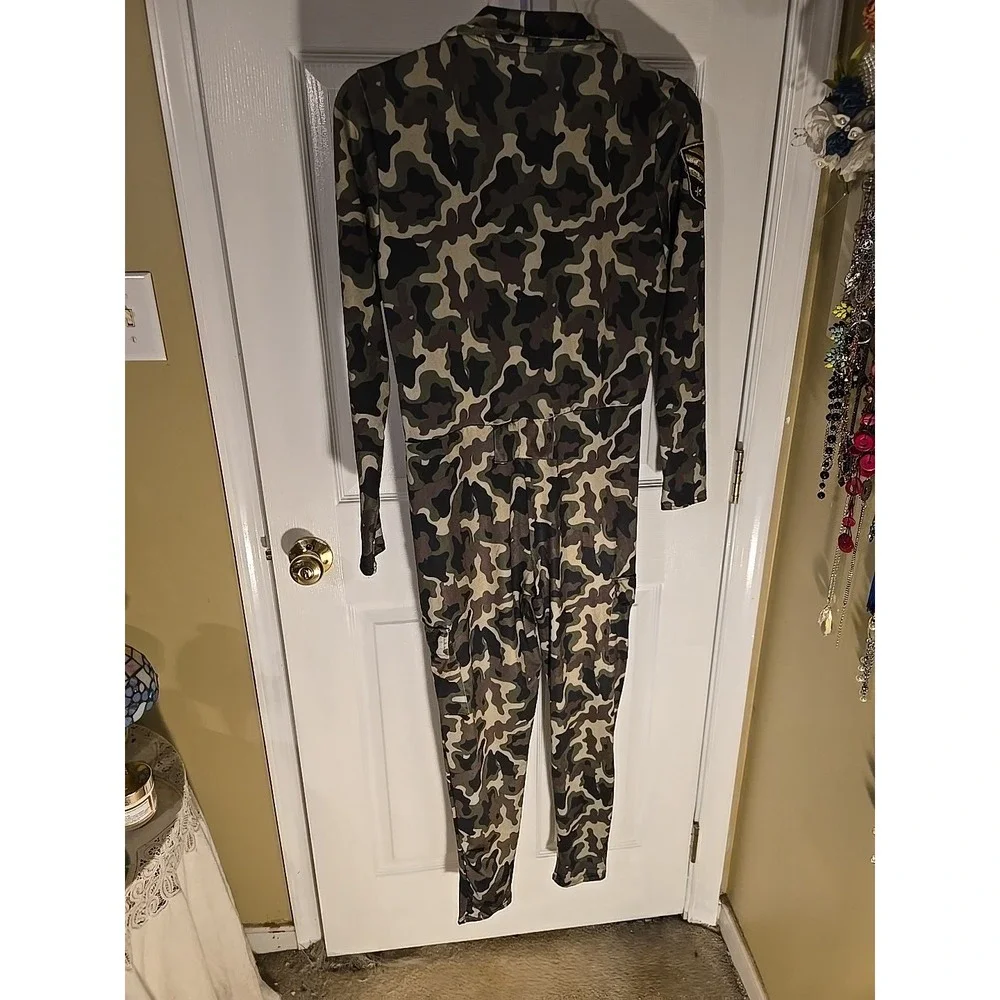 Spirit‎ Halloween Adult Camo Catsuit Costume Size Large